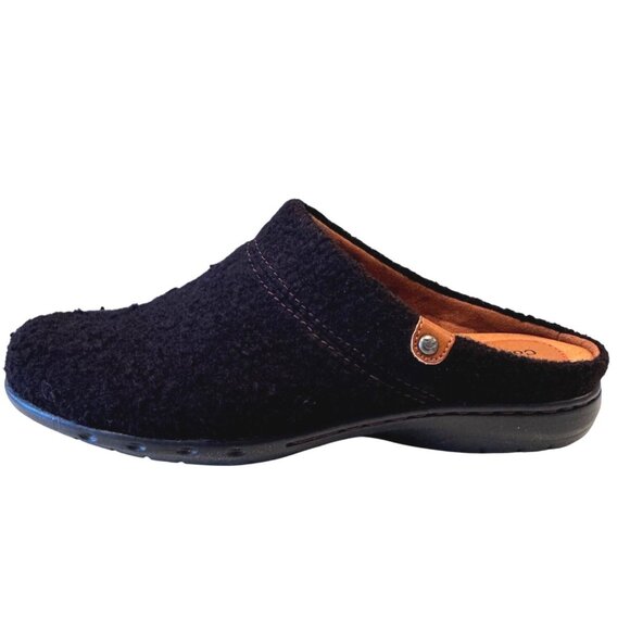 Cobb Hill Penfield Clog Size 8M Boilded Wool Black NWB Shoes - Picture 1 of 12